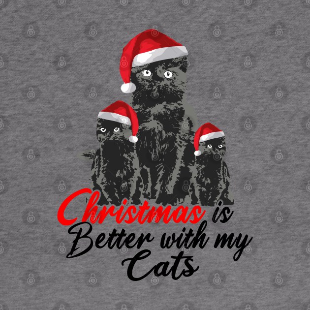 Christmas is Better With My Cats by dnlribeiro88